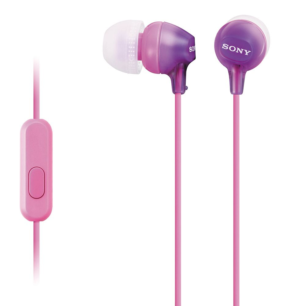Auricular Sony  MDR-EX15AP 3.5MM C/Mic- Violet