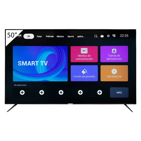 Smart TV UHD 50" Magnavox 50MEZ573/M1 4K Wi-Fi/HDMI/Android - Negro
