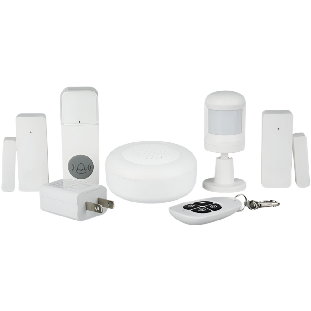 Kit de Sistema de Seguridad Para Hogar Moes WSS-JM-S01 Wifi/Tuya