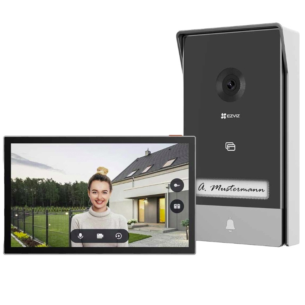 Video Portero Ezviz HP7 CS-HP7 2K Wi-Fi/MicroSD - Black