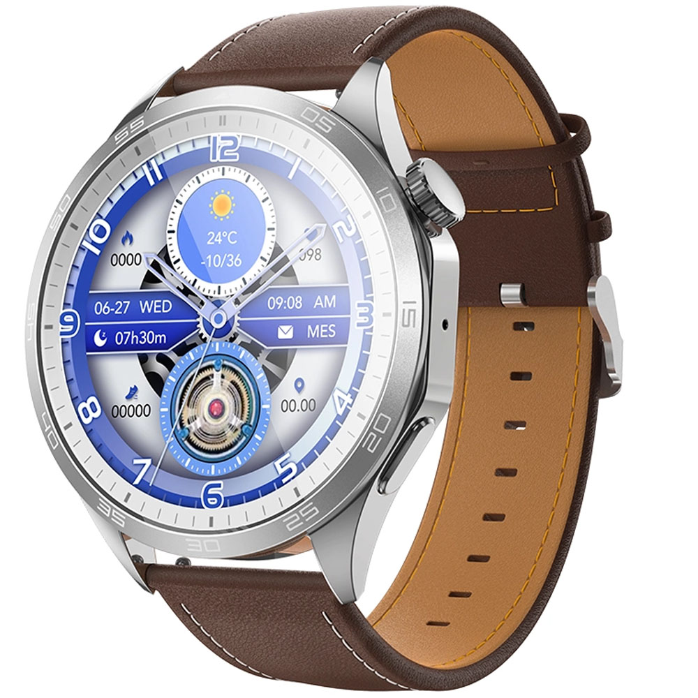 Reloj Hoco Watch Y21 Silver/Marron