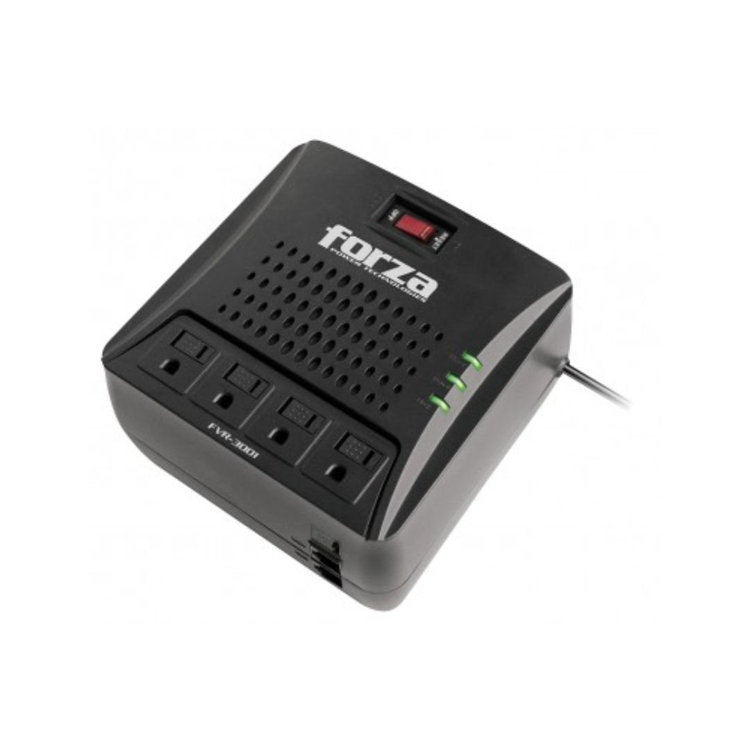 Estabilizador Forza FVR-3001 3000VA 110V - Negro