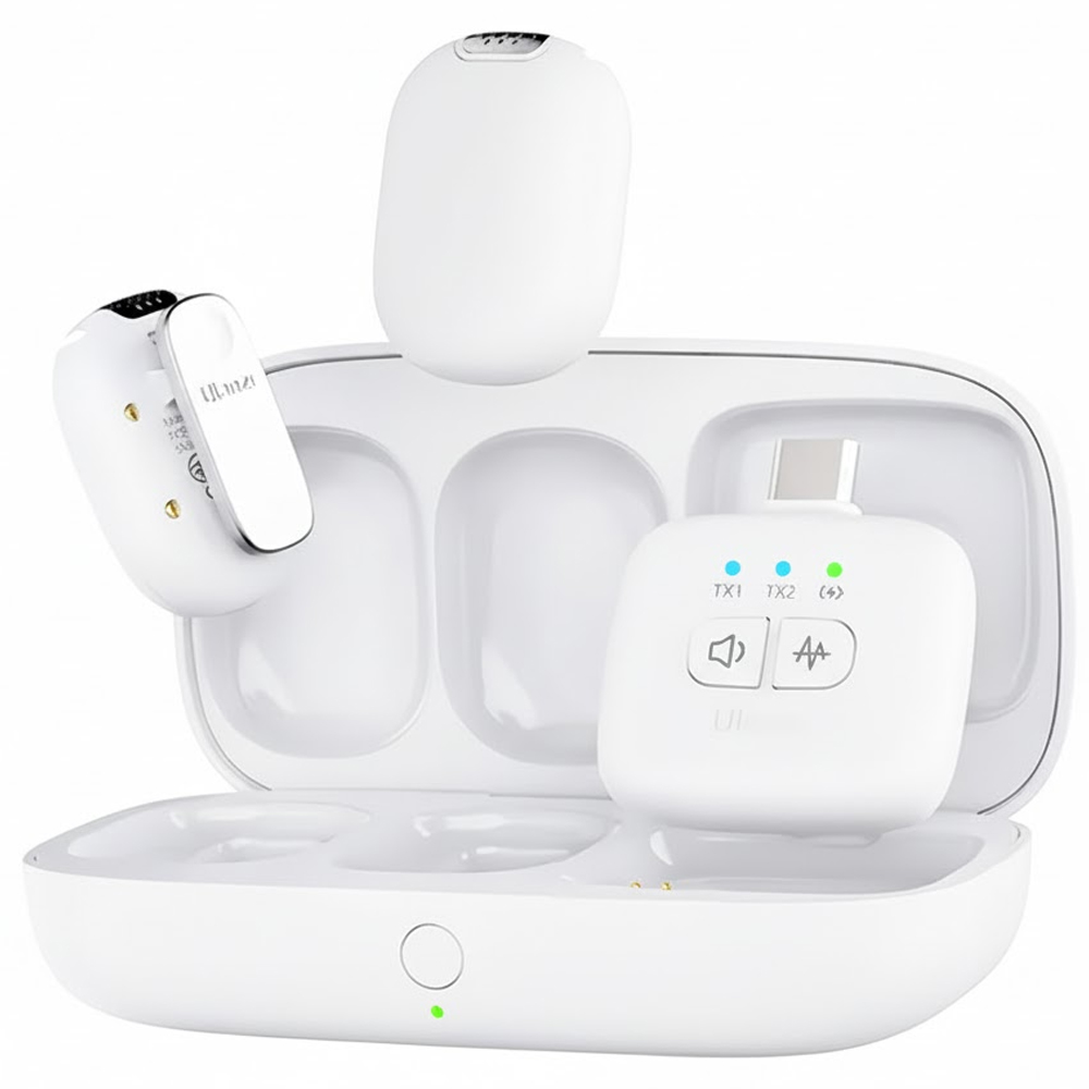 Microfono Inalambrico Ulanzi A30 Tipo-C - White