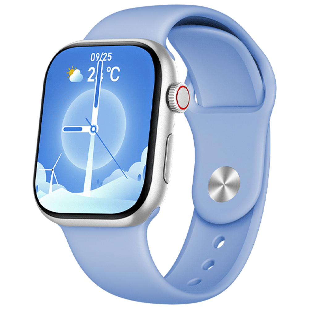 Reloj Smart FTX A10P-SVLB 48MM - Plata/Azul Claro