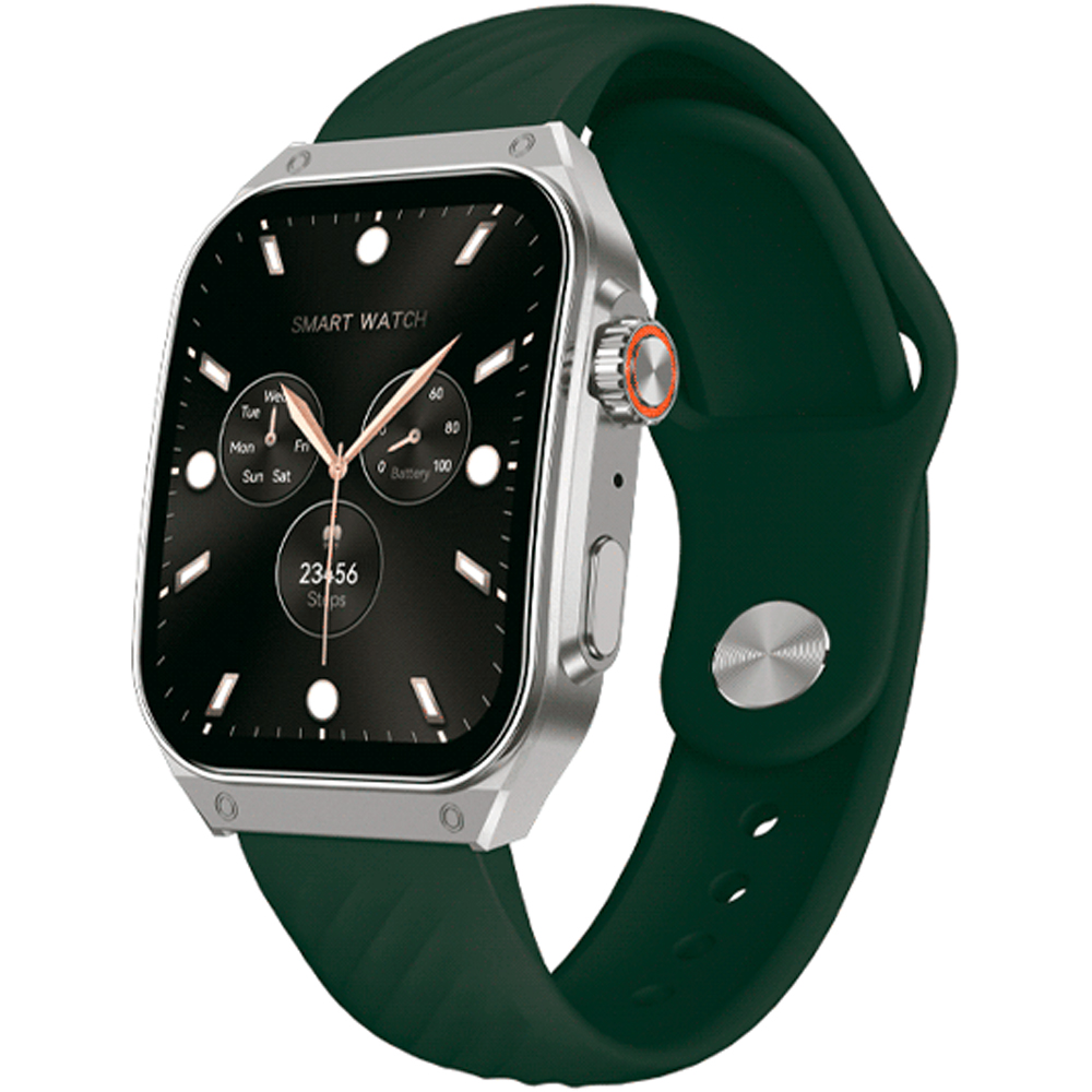 Reloj Smart FTX AM15-SVGRE 51MM - Plata/Verde