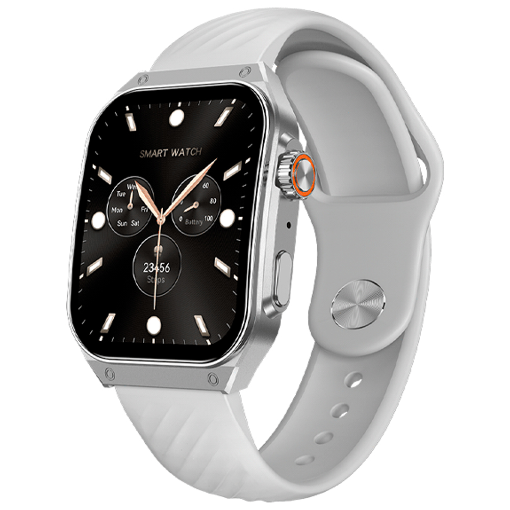 Reloj Smart FTX AM15-SVW 51MM - Plata/Gris