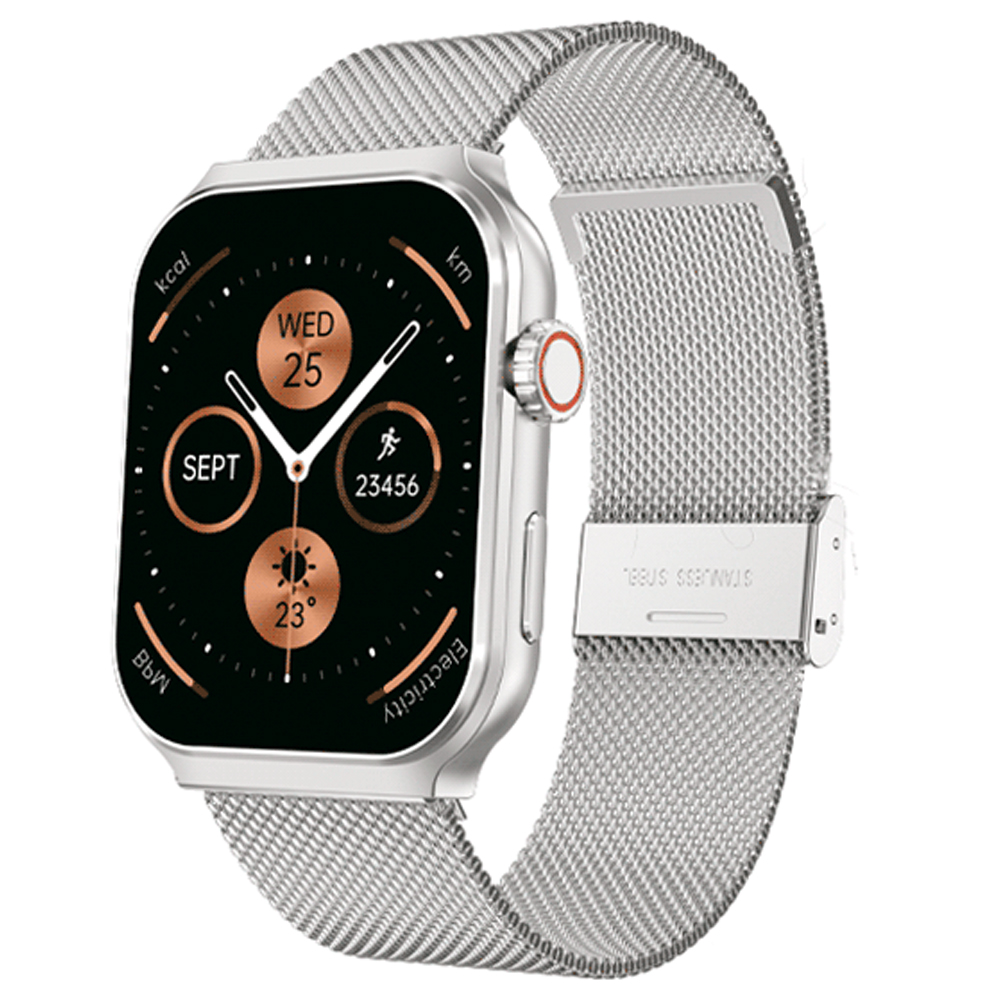 Reloj Smart FTX F25-SVSM 50MM - Plata/Metal