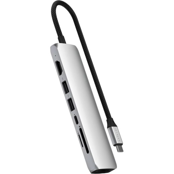 Hub Satechi ST-P7SS Multiport 7 en 1 USB-C - Silver