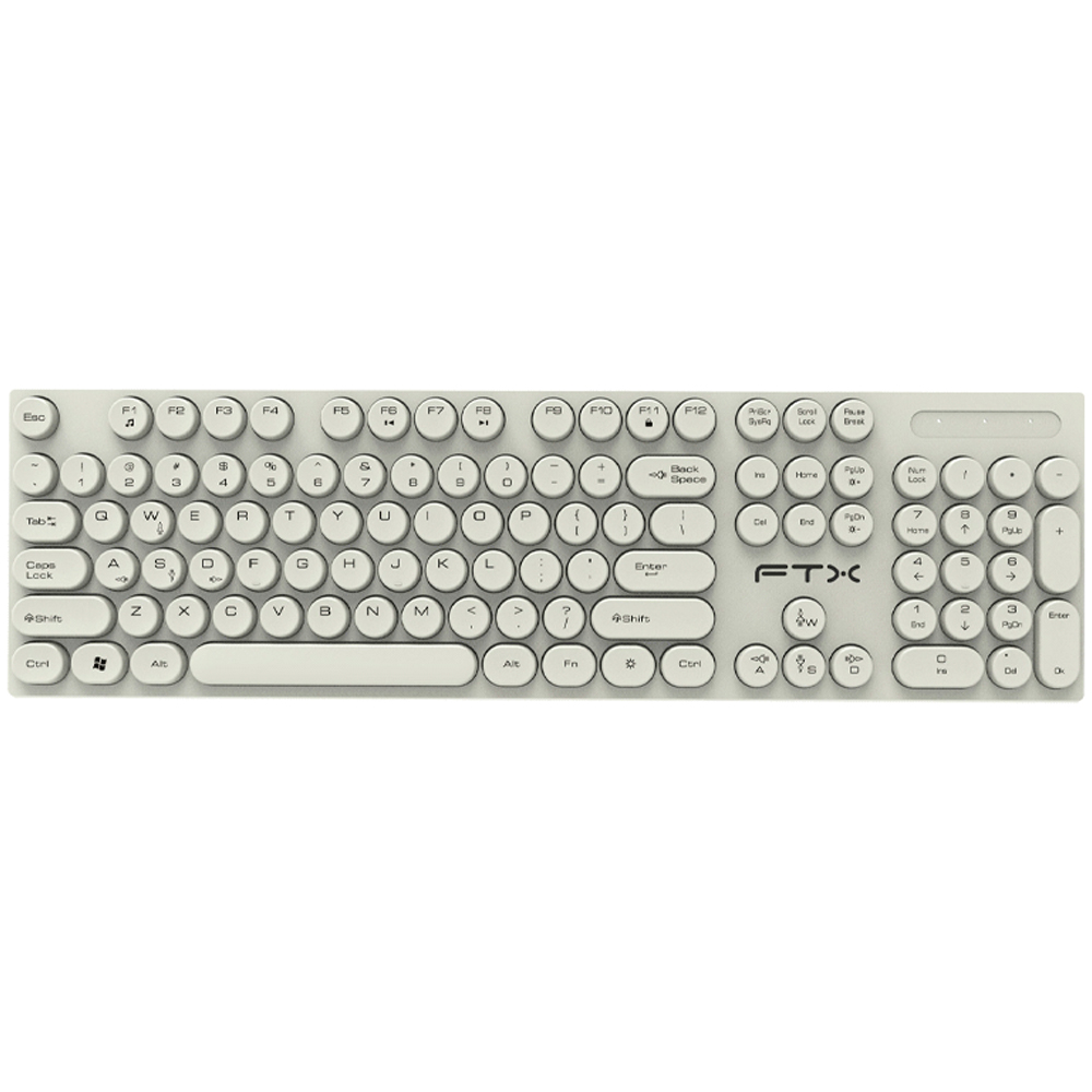 Teclado FTX FTXK22 USB Español - Blanco