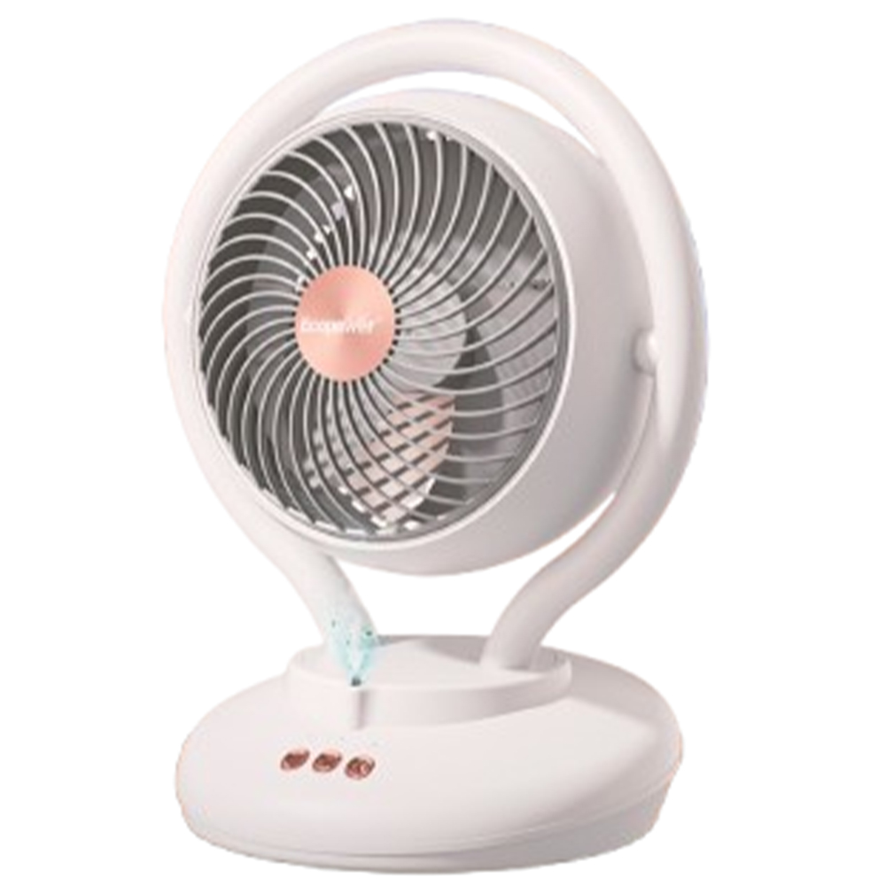 Ventilador de Mesa Ecopower EP-104 3Vel/3Pas/Recargable/Bivolt - Blanco