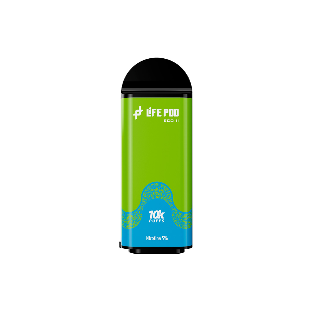 Vaper Life Pod Eco 2 Cartridge 10000 Puffs - Green Apple Ice