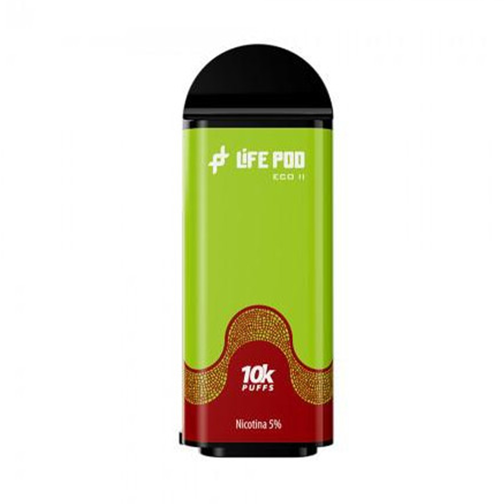 Vaper Life Pod Eco 2 Cartridge 10000 Puffs 5% Nicotina - Kiwi Berry (Cartucho)