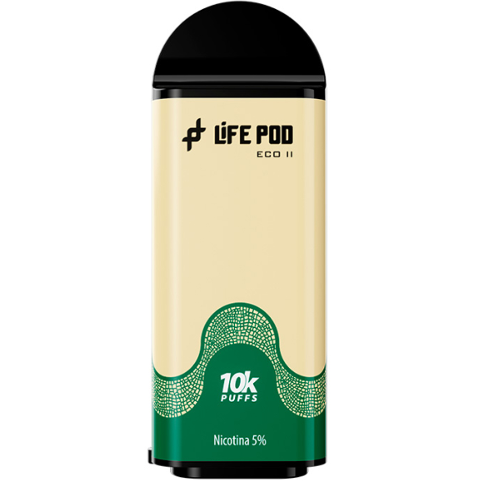 Vaper Desechable Life Pod Eco 2 Cartridge 10000 Puffs con 5% de Nicotina - White Mocha Ice