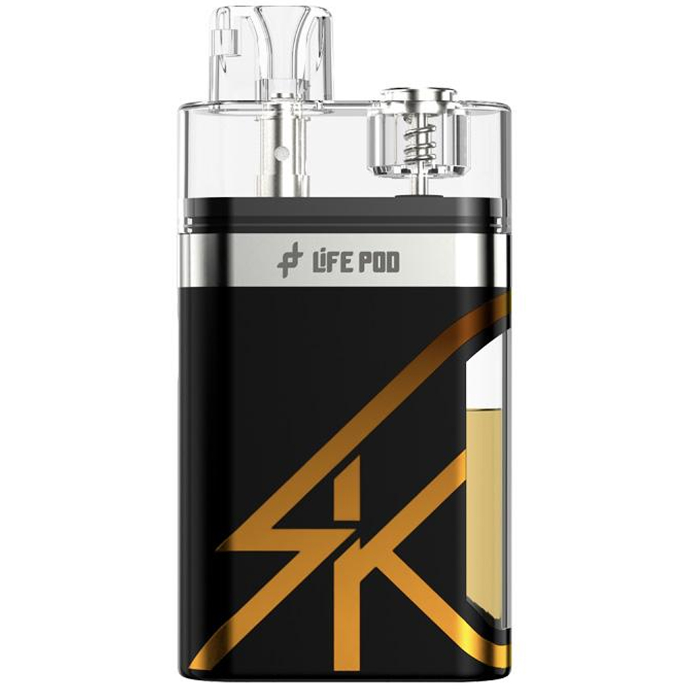 Kit Vape Life Pod SK Descartábel 10000 Puffs 5% Nicotina - Mango Frost