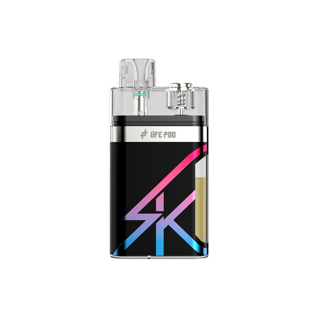 Vape Desechable Life Pod SK Kit 10000 Puffs con 5% Nicotina - Strawberry Frost