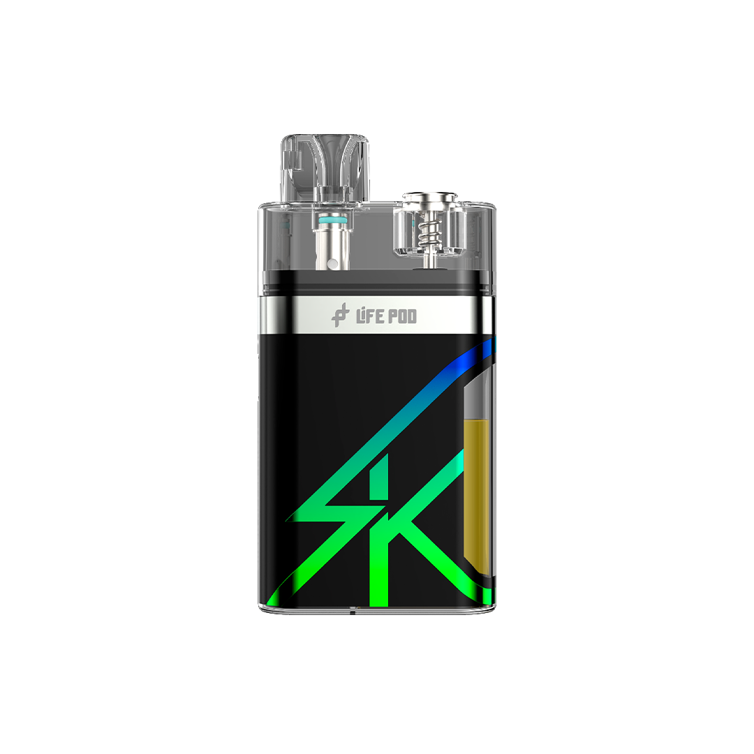Vape Desechable Life Pod SK Kit 10000 Puffs con 5% Nicotina - Cherry Lemon Frost