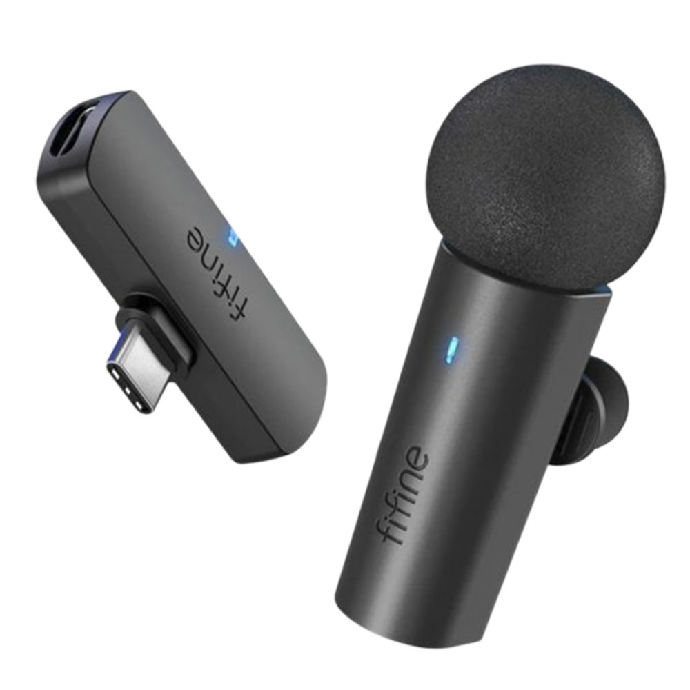 Micrófono Inalámbrico Fifine M6 USB-C 2.4G - Black