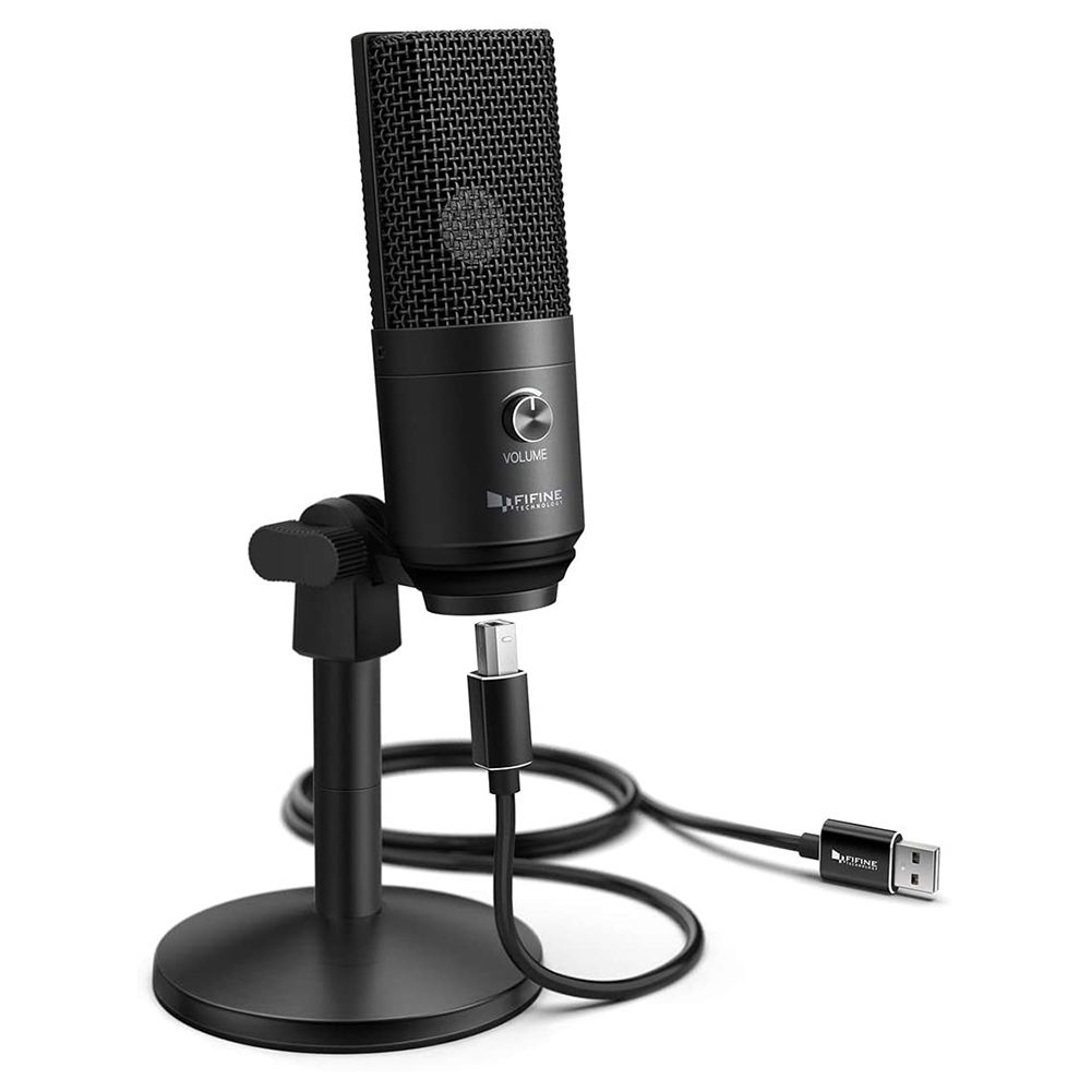 Micrófono Fifine K670B Condenser USB - Black