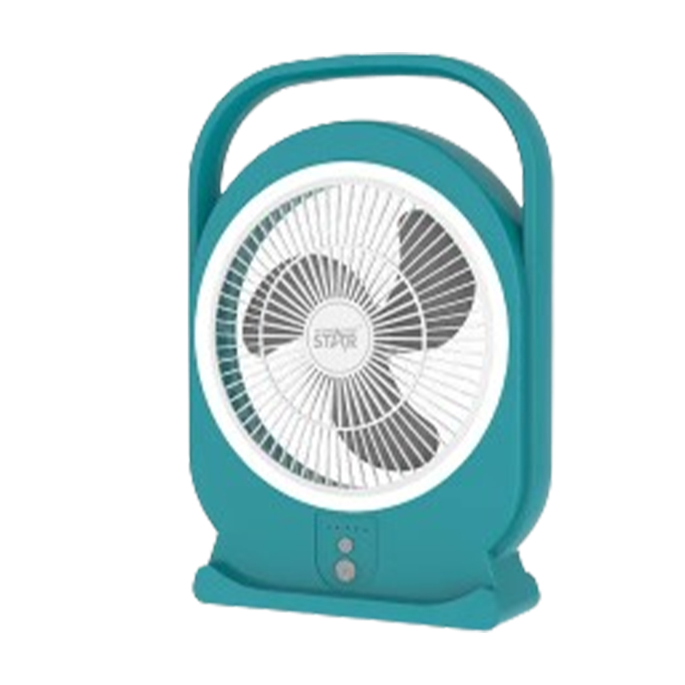 Ventilador de Mesa Winningstar ST-4064 8" 6W/Recargable/USB-C/5Vel - Turquesa