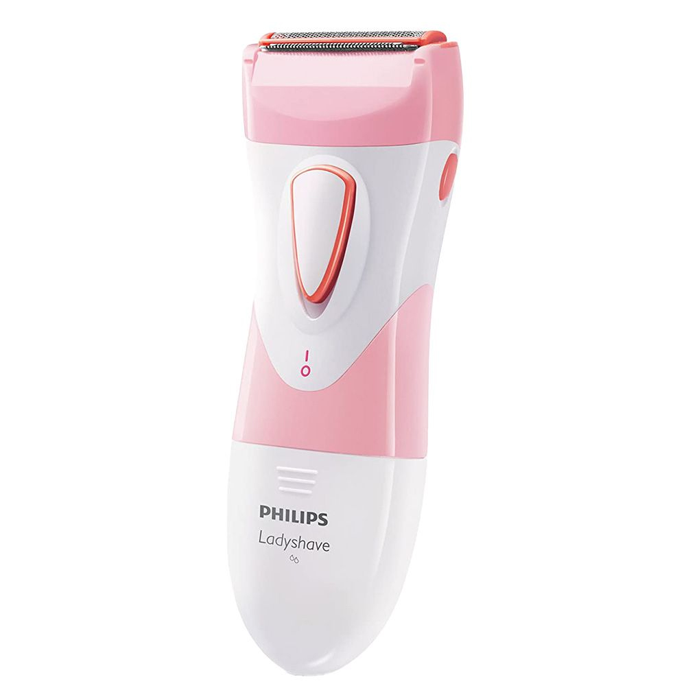 Afeitadora Philips HP6306/00 Essential 2 Pilas AA - Rosa/Blanco