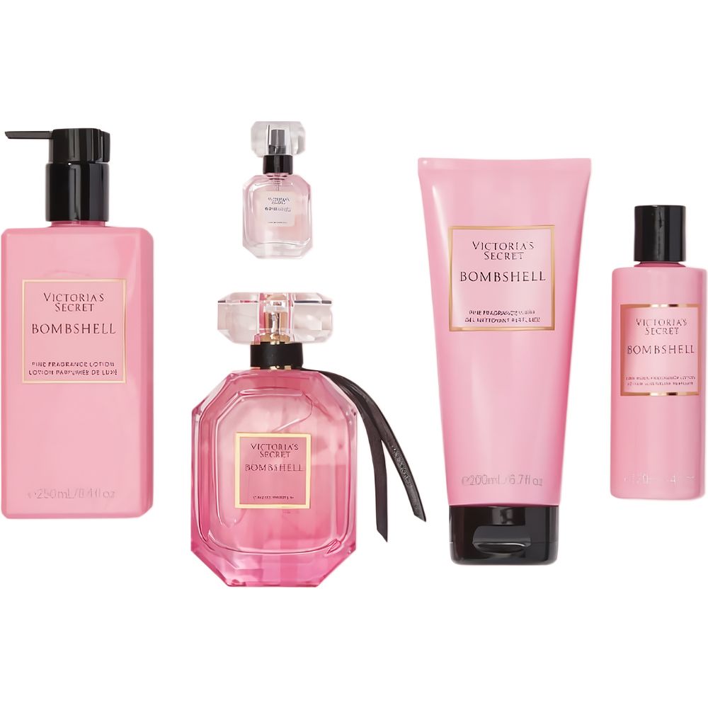 Victoria's Secret Kit Bombshell 5 Unidades - 100mL/200mL/250mL/75mL/75mL