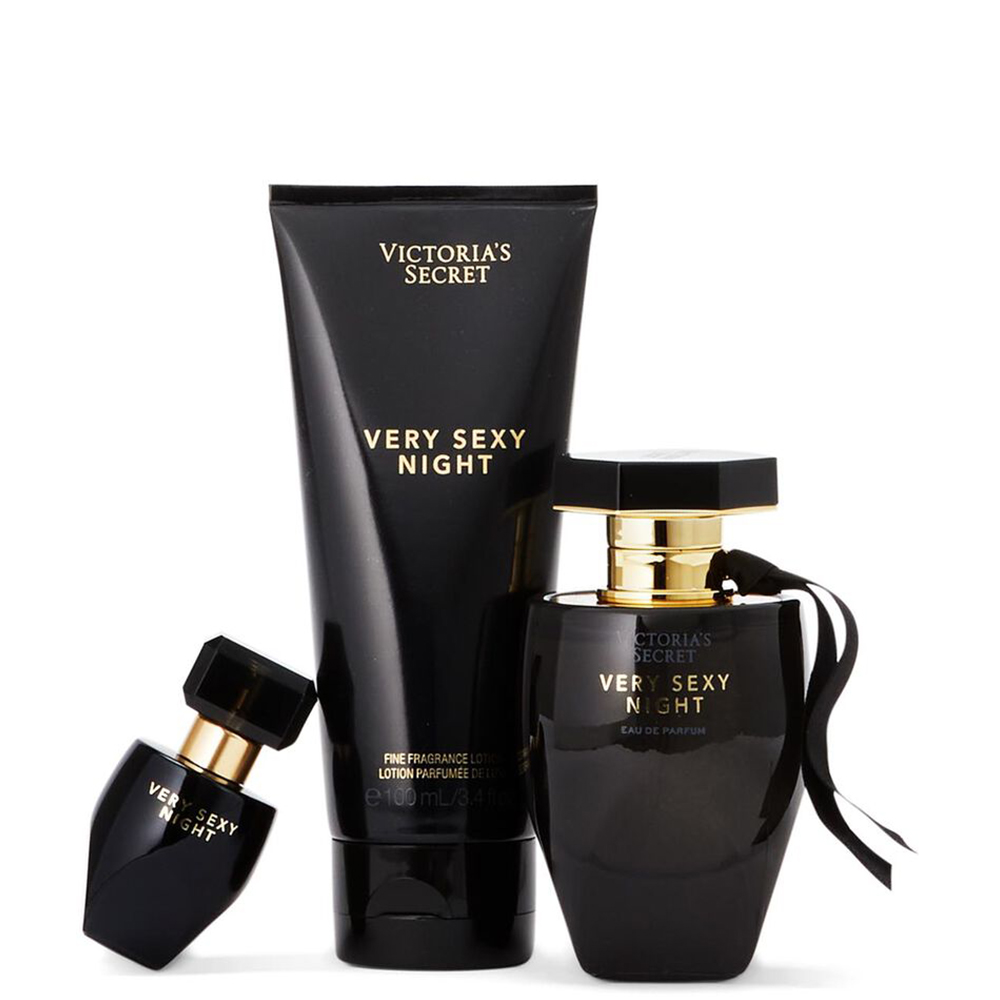 Victoria's Secret Kit Very Sexy Night 3 Unidades - 100mL/50mL/7.5mL