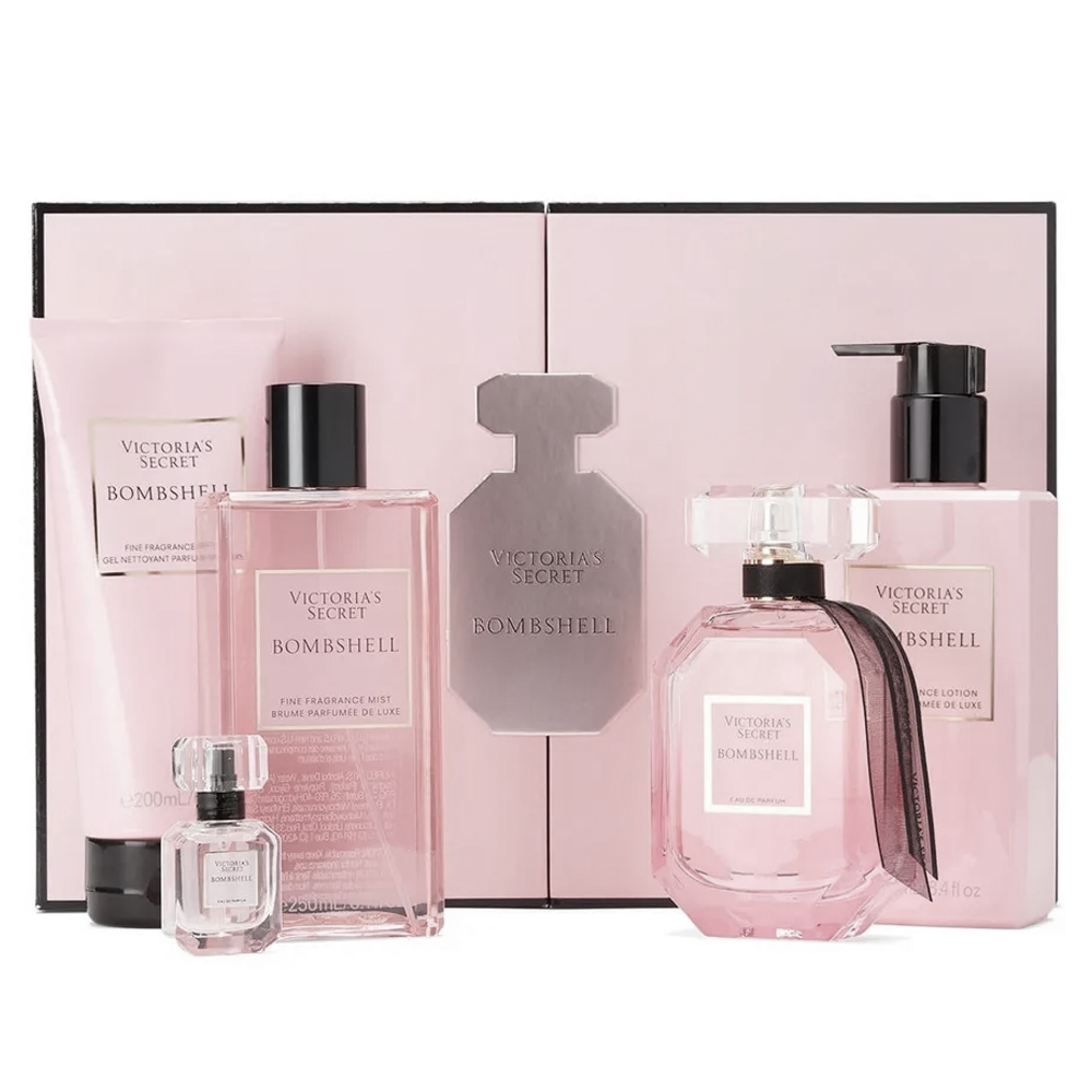 victorias Secret Kit Bombshell 5 Unidades - 250/200/100/75/7.5mL