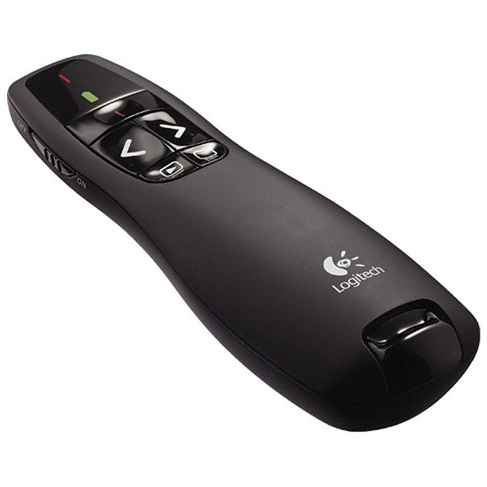Presentador Laser Logitech R400 910-001354 15M/USB - Negro