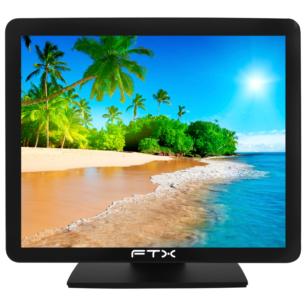 Monitor LED 17" FTX MT17V1 Capacitive Touch Screen 5Ms VGA/HDMI/USB  - Black