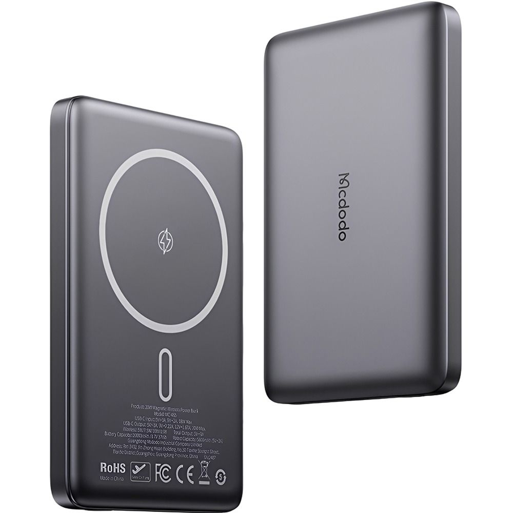 Cargador Portatil Wireless MCDODO MC-4651 MAGNETIC 10000MAH 20W - Black