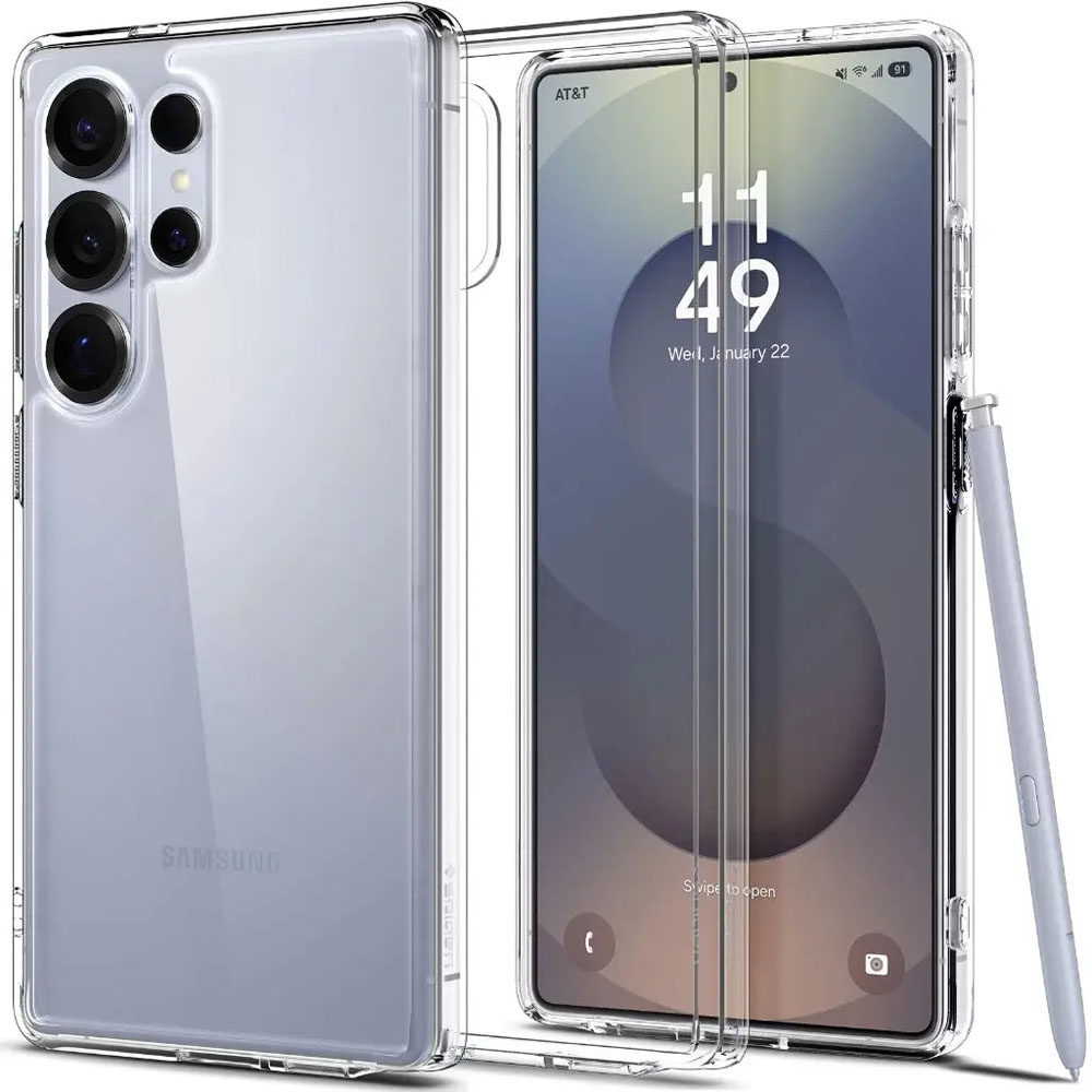 Funda Spigen Samsung S25 Ultra ACS08973 - Crystal Hybrid Cristal Clear