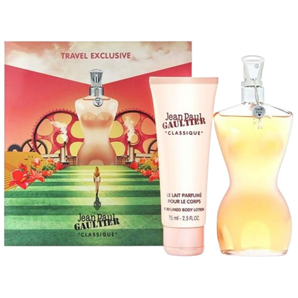 Set Jean Paul Gaultier Classique Perfume + Loción EDT Femenino - 100/75mL