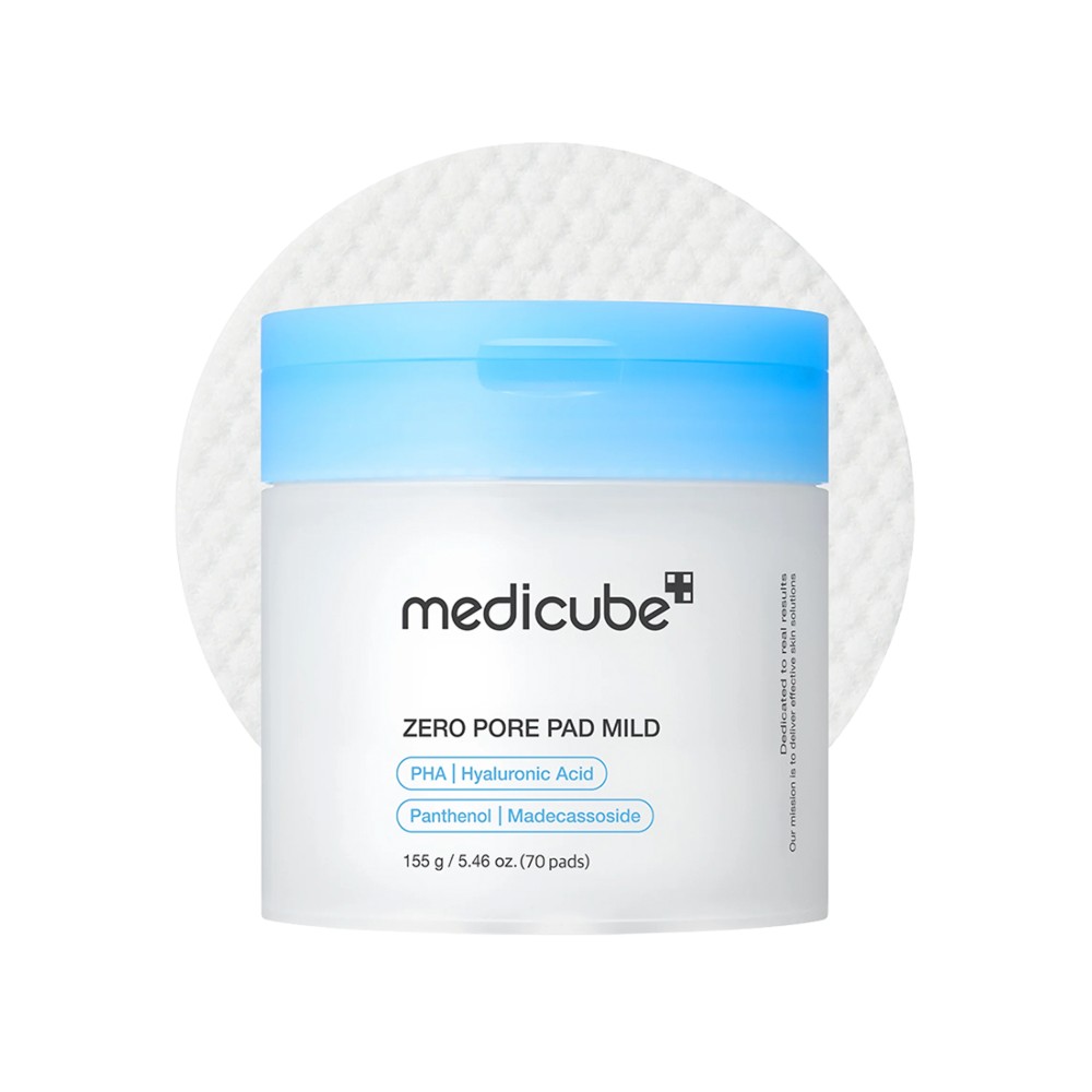 Almohadillas Tonicas Medicube Zero Pore Pad Mild 155G 70 Pads