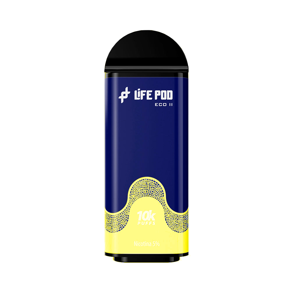 Vape Desechable Life Pod Eco 2 Cartridge 10000 Puffs 5% Nicotina - Blue Passion Mint