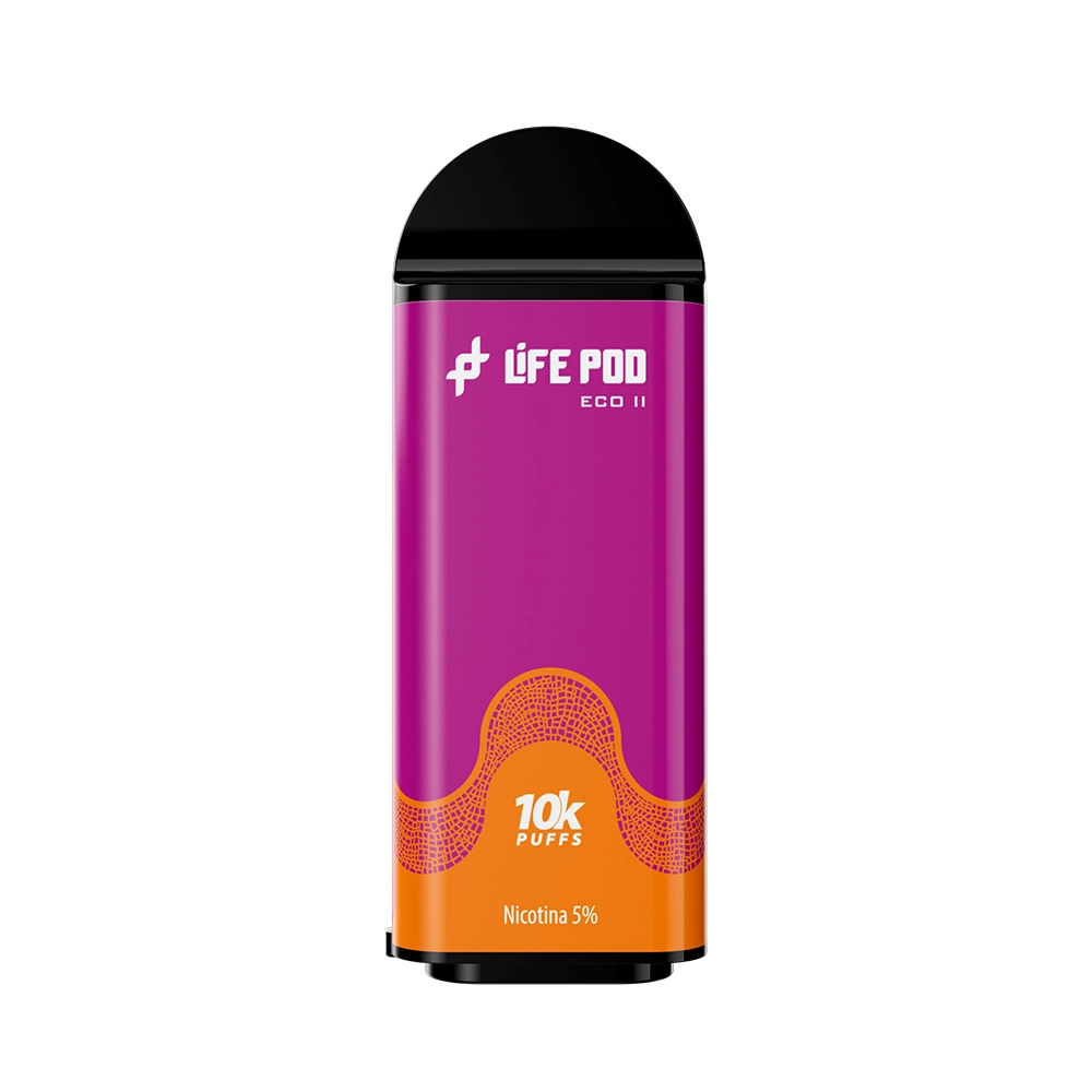Vape Desechable Life Pod Eco 2 Cartridge 10000 Puffs 5% Nicotina - Grape Bubblegum