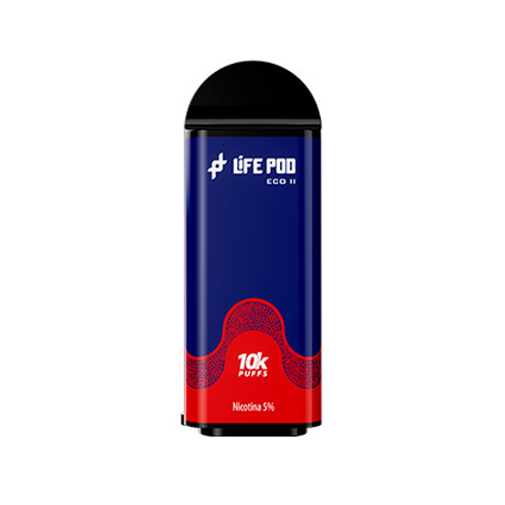 Vape Desechable Life Pod Eco 2 Cartridge 10000 Puffs 5% Nicotina - Blueberry Watermelon