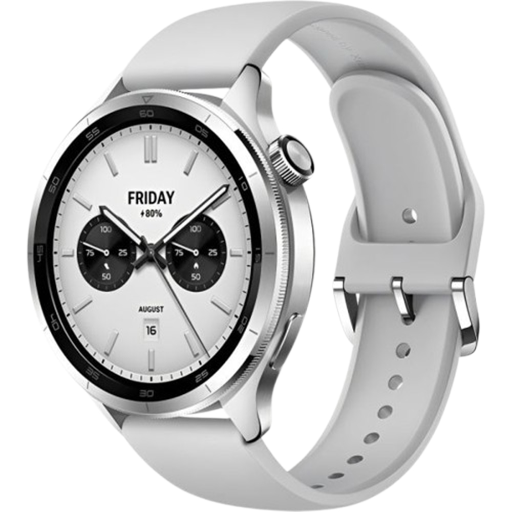 Smartwatch Xiaomi S4 BHR9197GL con Pantalla 1.43"/Bluetooth/5 ATM  - Silver