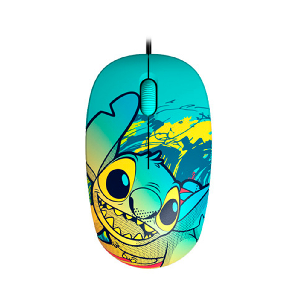 Mouse X-Tech XTM-D406ST-BL 1200 DPI USB - Stich/Turquesa