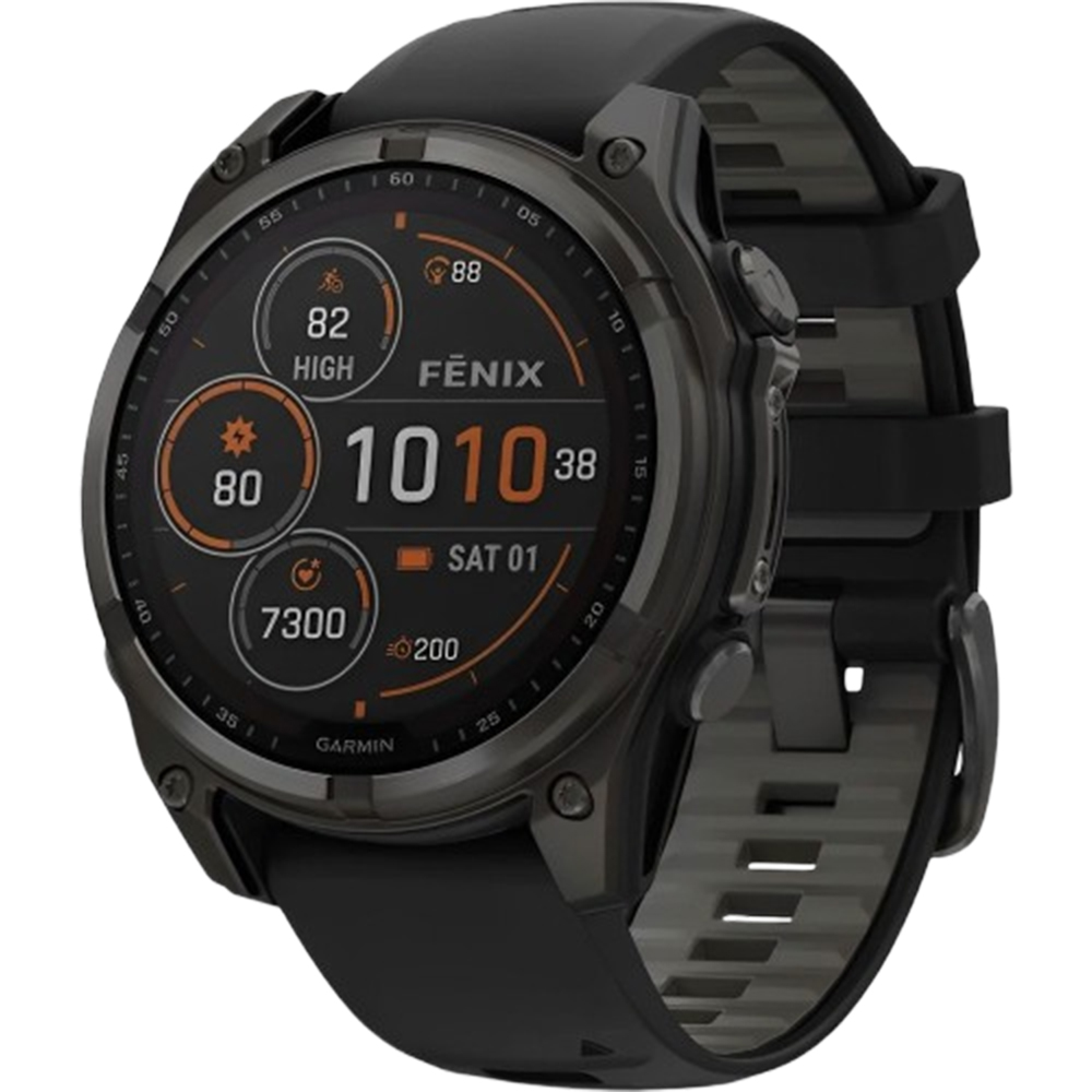 Reloj GPS Garmin Fenix 8 de 51mm Solar Sapphire 010-02907-10 - Black