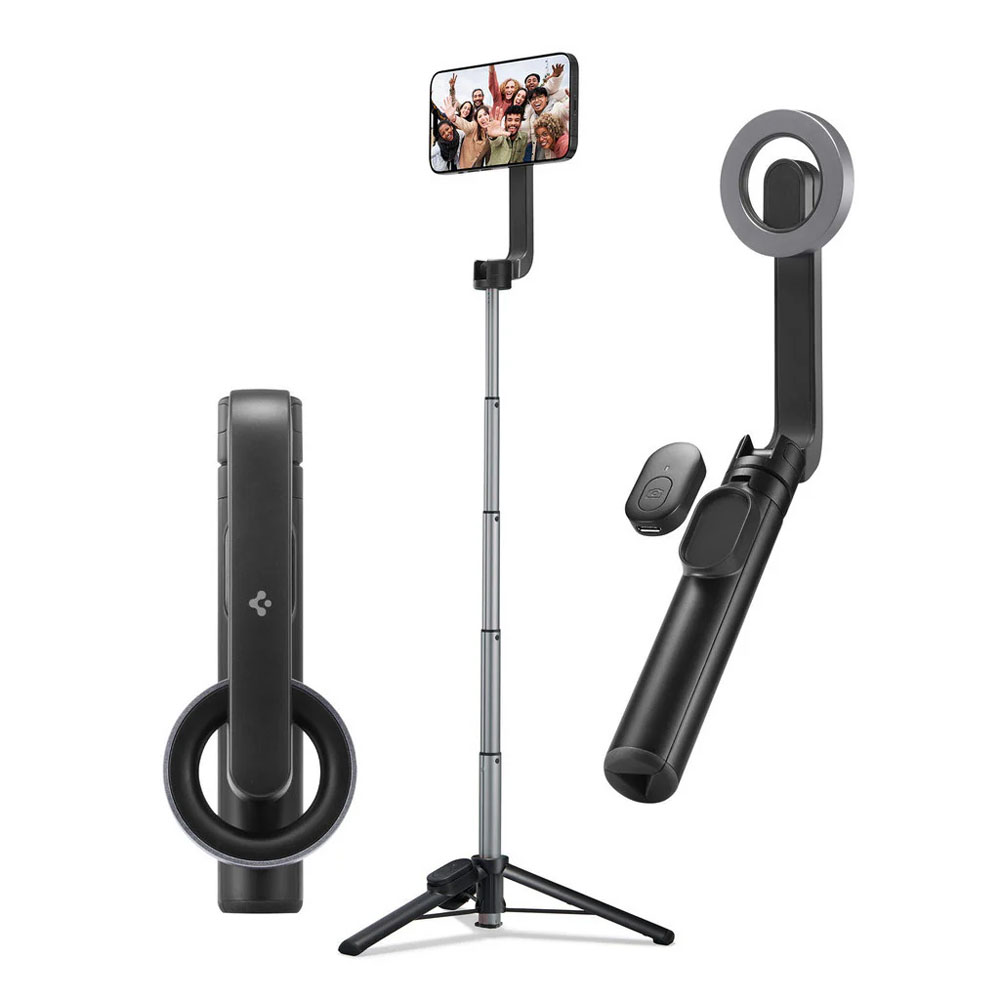 Bastón Selfie Spigen Mag Fit AMP06402 - Black