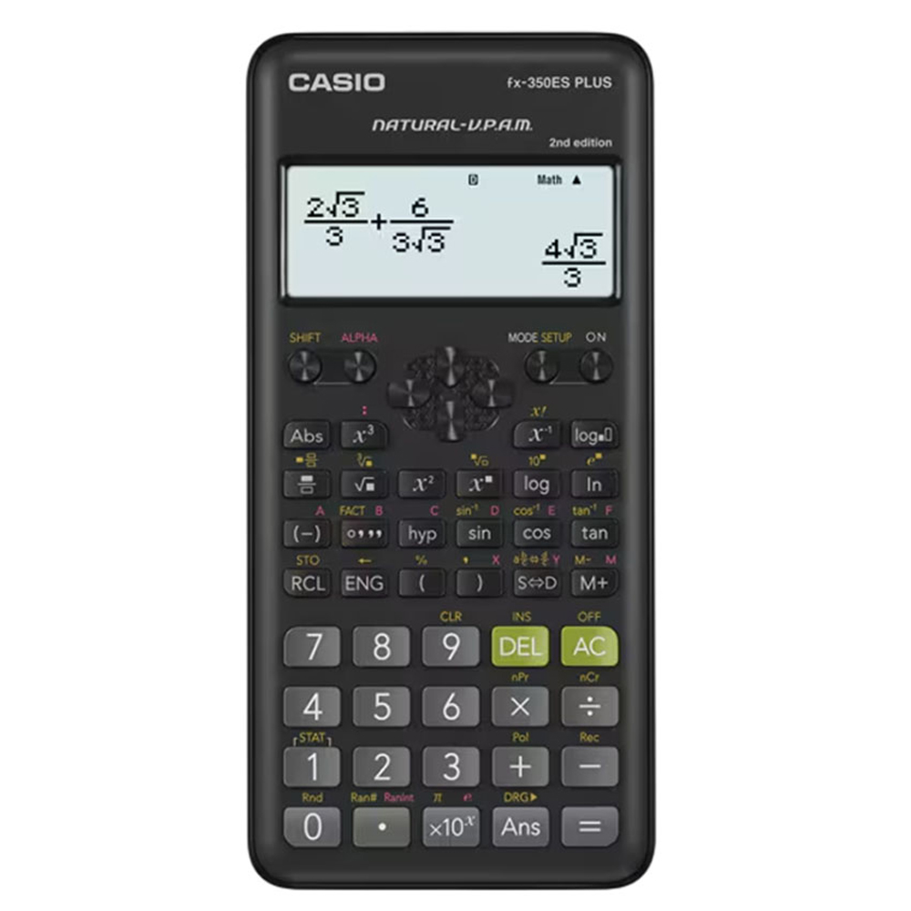 Calculadora Casio FX-350ES Plus 2nd Edition-Negro