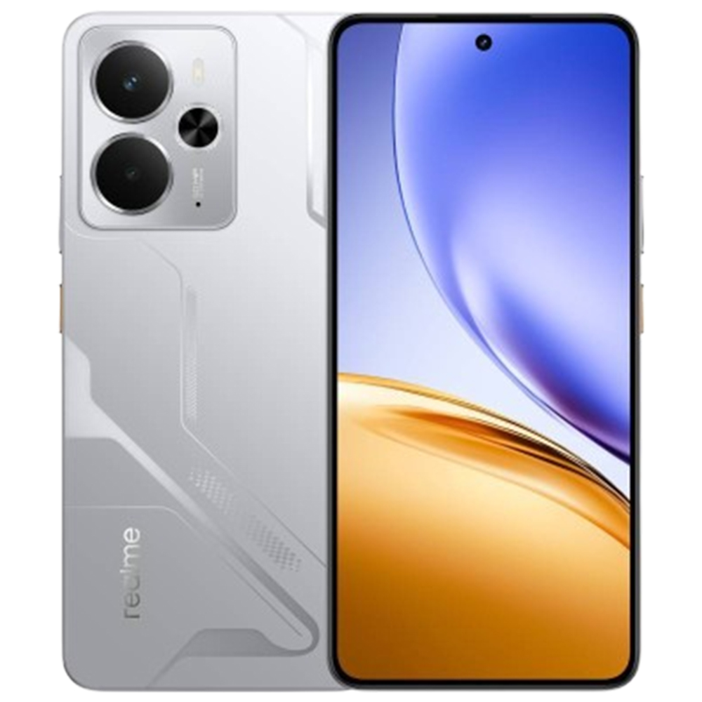Smartphone Realme 14 RMX5070 DS 5G NFC 12/512GB 6.67" 50+2/16MP A15 45W - Silver (Anatel)