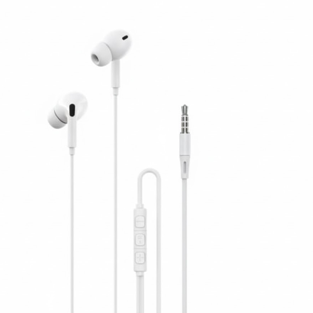 Auricular Devia C/Cable Kintone Serie A2 3.5mm - White