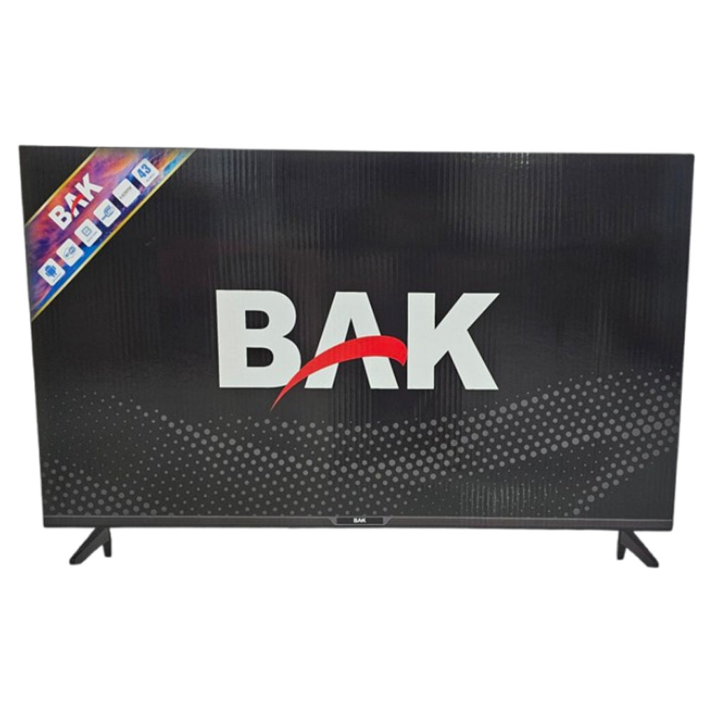 Smart TV LED de 43" BAK BK-43S FHD HDMI/Android - Negro